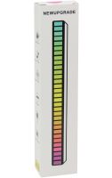 Музичний світильник Еквалайзер Sound Control Lamp D08-RGB світлодіодна звукова 32 LED лампа з підсвічуванням під музику і підставкою від мережі USB