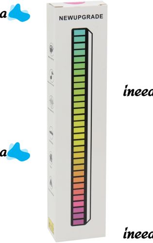 Музичний світильник Еквалайзер Sound Control Lamp D08-RGB світлодіодна звукова 32 LED лампа з підсвічуванням під музику і підставкою від мережі USB