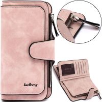 Жіночий замшевий гаманець Baellerry Forever N2345 Pink жіноче міні портмоне на 10 відділень для купюр і дрібниці 19х10. 5 см Рожеве
