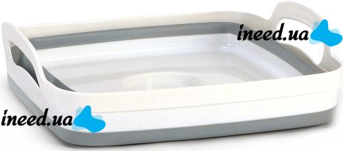 Folding Sink basket with drain Folding Cup portable Sink sink with stopper and handles, plastic basket for vegetables and fruits in the sink