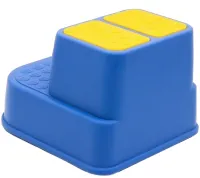 Children's Two-stage Pituso Footrest for Bathroom , Stool for 2 Steps to the Toilet with Anti-slip Coating for Children Blue