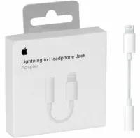 Універсальний кабель аудіо перехідник для навушників Lightning на 3.5 mm Aux Headphone Adapter J-002, Адаптер USB-C для телефону IPhone Білий