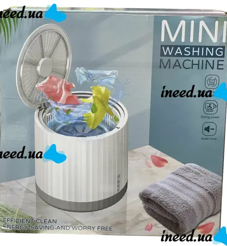 Mini Washing Machine Mini Washing Machine XM004 4 liters for washing things with UV disinfection, Machine with dryer and bucket MA2304-68 for travel
