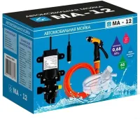 Автомобільна мийка високого тиску Power Wash CW-102 12V 100W Мембранний насос DP-537 5,5 л / хв для кемпінгу і миття машини від прикурювача MA-12