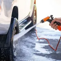 Автомобільна мийка високого тиску Power Wash CW-102 12V 100W Мембранний насос DP-537 5,5 л / хв для кемпінгу і миття машини від прикурювача MA-12
