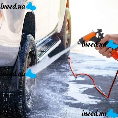Автомобільна мийка високого тиску Power Wash CW-102 12V 100W Мембранний насос DP-537 5,5 л / хв для кемпінгу і миття машини від прикурювача MA-12