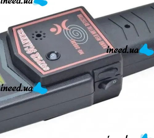 Металодетектор ручний доглядовий Super Scanner GP-3003b1, Високочутливий металошукач HD-3003be Metal Detector сканер пошуку металу