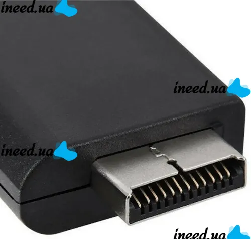 Компонентний перехідник конвертер PS2 PS3 to HDMI G300 для ігрової приставки Sony Playstation, відео та аудіо адаптер для ігрових приставок Чорний