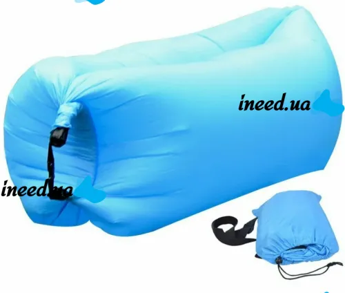 Inflatable sunbed Lamzac Hangout 210x90 cm beach mattress with pocket and peg hammock Lamzac Beach sofa bag up to 200 kg for relaxing in the country