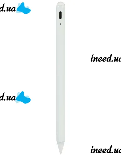 Універсальний стилус Stylus Pen JT19 для письма та малювання Android iPad IOS, Активний стилус-ручка для телефону і планшета з 2 наконечниками Білий