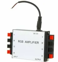 Universal Dual-board RGB Voltage Amplifier Amplifier XM-01 12V-24v 6A for LED Strip, 12V Controller for LED Strips Silver