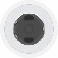 Універсальний кабель аудіо перехідник для навушників Lightning на 3.5 mm Aux Headphone Adapter J-002, Адаптер USB-C для телефону IPhone Білий