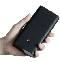 Портативное зарядное устройство Xiaomi MI Power Bank 20800 mAh внешний аккумулятор, зарядка для телефона IOS Android повербанк 2.1А USB Черный
