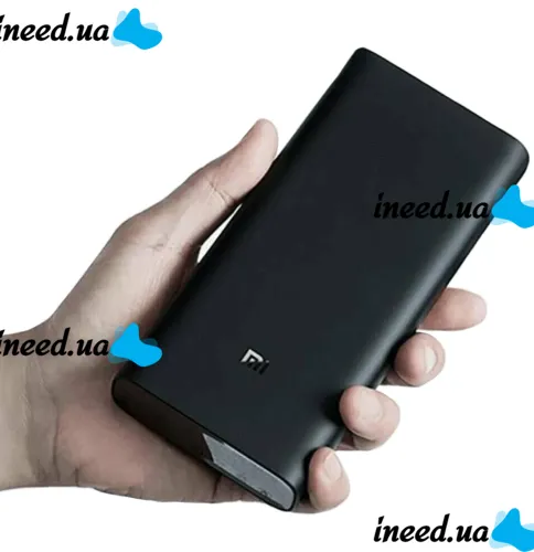 Портативное зарядное устройство Xiaomi MI Power Bank 20800 mAh внешний аккумулятор, зарядка для телефона IOS Android повербанк 2.1А USB Черный