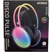 Welike WK-30 RGB RGB Backlit Bluetooth Wireless Headphones Full Size Bluetooth Stereo Headphones with AUX Port for Computer and Laptop