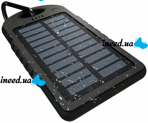 Portable Charger Power Bank Solar Charger JS-3 50,000 mAh power bank with carbine on a solar battery, external battery 50,000 mAh