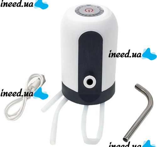 Електрична помпа для питної води Charging Pump C50, Електропомпа на бутель з водою SS304, для бутильованої води, Water Dispenser дозатор