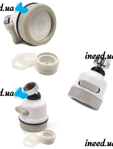 Universal swivel nozzle on the faucet Universal Splashproof Head for saving and adjusting water Aerator on the mixer with 360 degree rotation