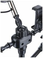 Кольцевая USB LED лампа Bracket Fill Light Live K315 16см 6" со штативом и двумя держателями настольная светодиодная Multi-Position Ring Broadcasting