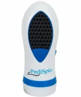 Electric pumice stone Pedi Spin Pro Pedi Spin for removing roughened skin of feet and heels, Foot cleaning device with replaceable nozzles Pedispin White