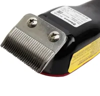 Профессиональная проводная машинка для стрижки волос Gemei GM-1005 4 насадки 15W, Триммер GM1005 с поворотным регулятором длины со съемными насадками