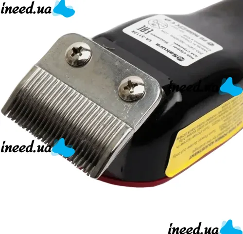 Профессиональная проводная машинка для стрижки волос Gemei GM-1005 4 насадки 15W, Триммер GM1005 с поворотным регулятором длины со съемными насадками