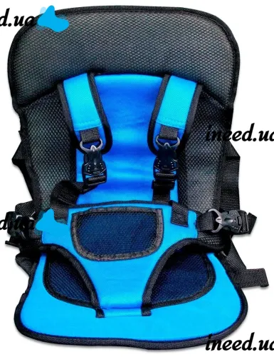 Child Frameless car seat Multi Function Car Cushion Blue, Universal car seat for a child in a car up to 25 kg, Comfortable car seat
