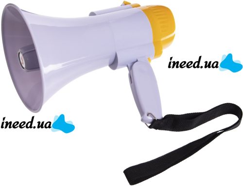 Handheld Megaphone Horn 10w HW-8C with a range of 200m Rechargeable Folding Loudspeaker RD-8S Amplifier with Voice Recording and built-in siren HW8C