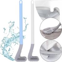 Toilet mounted brush Tanger Toilet brush LTB-01 with toilet bowl cleaning brush with Wall Mount, Silicone Toilet Scraper Brush