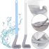 Туалетный навесной ершик щетка Tanger Toilet brush LTB-01 с щеткой для чистки унитаза с креплением на стену, Силиконовый ёршик скребок для туалета