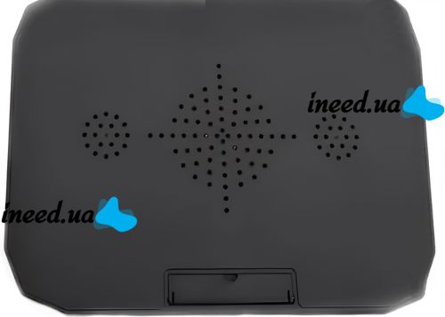 Складна підставка для ноутбука з охолодженням Shaoyundian Notebook Cooler розкладний регульований столик охолоджувач з вентилятором USB Чорний