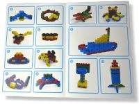 Children's Block Constructor Building Blocks D3231 170 parts, flexible plastic constructor developing fine motor skills for children from 4 years old