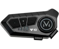 Helmet Wireless Earphone Y10 Helmet Wireless Headset with Soft Microphone and Noise Cancellation, Motorcycle Headset with Touch Control and Bluetooth