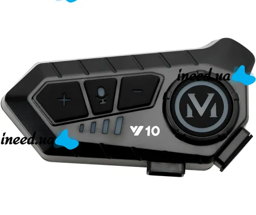Helmet Wireless Earphone Y10 Helmet Wireless Headset with Soft Microphone and Noise Cancellation, Motorcycle Headset with Touch Control and Bluetooth