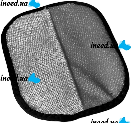 Двостороння рукавичка Pet Hair Removal Glove PL-23 для видалення шерсті тварин, електростатична щітка для прибирання ворсу, пилу та волосся 24х16 см