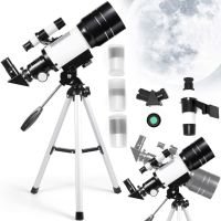 Astronomical Telescope AM F30070M monocular on a tripod with two eyepieces 150 x monocular with tripod for observations F-70300M