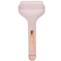 Cooling Hand Massager Roller Flawless Ice Roller for Cold Body and Face Massage, Roller Roller Ice Roller with Gel Cryo Massage Pink