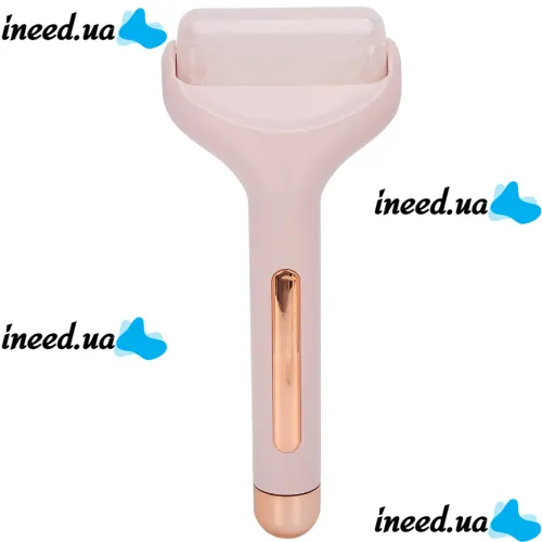 Cooling Hand Massager Roller Flawless Ice Roller for Cold Body and Face Massage, Roller Roller Ice Roller with Gel Cryo Massage Pink
