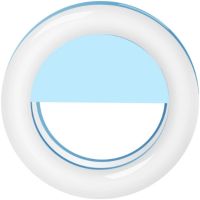 LED Selfie Ring Selfie Ring Light XL-191 8.5cm Backlight for Photo Lamp for Android IOS Phone Blue,Pink,Black