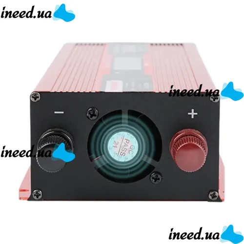 Автомобільний інвертор UKC AC/DC 12V-220V 600W CJ-LS600 авто перетворювач напруги струму з LCD дисплеєм від прикурювача, акумулятора з екраном