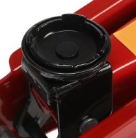 Автомобільний гідравлічний підкатний домкрат Forte Jack S295 до 2.5 тонн, горизонтальний підйомник FJ565 до 2500 кг 125х320мм для машини червоний