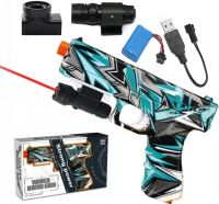 Игрушечный аккумуляторный пистолет Water Bomb Gun G-310 детский орбибольный пулемет с гидрогелевыми стреляющими шариками орбиз от аккумулятора G-717