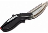 Розумні ножиці для нарізки овочів Smart Clever Cutter JN-59 3 в 1 універсальний кухонний ніж для швидкої шинкування, ніж-ножиці і дошка для різання