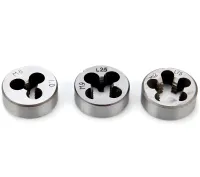 Tap and Die Set M3-M12 20 pieces set of steel taps and dies for metric thread cutting in a case with sword and lancet