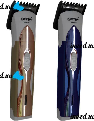 Акумуляторна машинка для стрижки Gemei GM-652 3W бездротовий чоловічий бездротовий тример для окантовки бороди і вусів