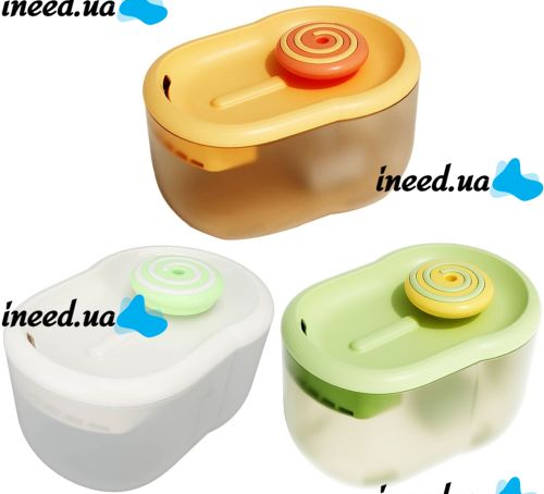 Автоматична поїлка для тварин Pet Water Dispenser 2.2 л електричний безшумний диспенсер, автопоїлка для води з фільтром для кішок і собак USB