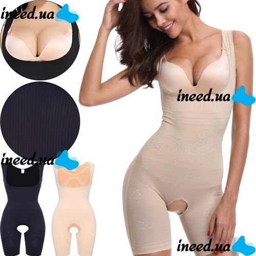 Професійне коригуючий білизна комбідрес Slim Shapewear жіночий стягуючий для схуднення і корекції фігури з бретельками S / M L / XL XXL / XXXL