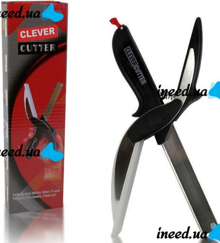 Розумні ножиці для нарізки овочів Smart Clever Cutter JN-59 3 в 1 універсальний кухонний ніж для швидкої шинкування, ніж-ножиці і дошка для різання