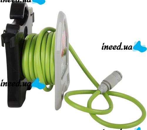 Roll Garden Hose Reel LY-907 water hose 10 m on a reel with 3/8" spray gun watering kit 7 watering modes