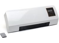 Настінний тепловентилятор Domotec MS-5962 з пультом 1800W електричний обігрівач на стіну з дистанційним управлінням на 40 кв. м 2 режими роботи